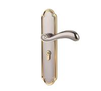 EnxJire Door Handles Apartment Room Wood Door Lock Set House Anti-Theft Interior Bedroom Furniture Security for Home Doors with Key(A Type)