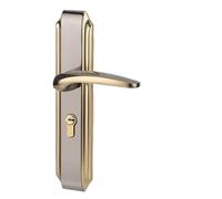 EnxJire Door Handles Apartment Room Wood Door Lock Set House Anti-Theft Interior Bedroom Furniture Security for Home Doors with Key(D Type)