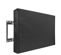 EnxJire Outdoor TV Cover Outdoor TV Cover Screen Dustproof Waterproof Set Oxford Black Television Case(Black,FOR 46-48inch TV)