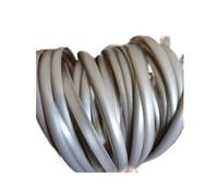 EnxJire Rattan 10m PE Flat Synthetic Rattan Material Silver Grey Handmade Weaving Plastic Cane Knit Repair Table Chair Basket