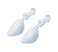EnxJire Shoe Stretchers 1 Pair Men Women Adjustable Plastic Shoe Stretcher Boot Support Shoe Tree Prevent The Crease Wrinkle Deformat Shoe Expander(White for man)