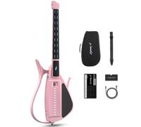 Enya CYBER-G Smart Guitar Innovative Stringless - Portable Travel Guitar & Silent Electric Guitar with LED Buttons, Drum & Bass, Hundreds of Instrument Sounds, Built-in Speaker for Quick Learning