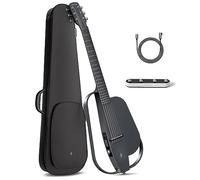 Enya NEXG2 Acoustic Electric Guitar - Black 3/4 Inch Smart Audio Guitar NEXG 2 Basic Edition Carbon Fiber for Adults With Wireless Speaker 80W Footswitch Charger y Funda