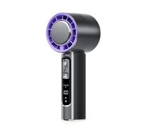 ENYBATK Portable Handheld Fan Speed (1-100) Adjustable Turbo Mini Fans 4000mAh Battery Rechargeable Personal 3-Speed Light Illuminated Digital Display For Women Men Travel Outdoor Gift