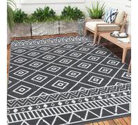 Enyhom Extra Large Outdoor Area Rug 180 x 270 cm, Durable Outdoor Patio Carpets, Outside Camping Rugs for Garden, Reversible Picnic and Beach Area Rug for Balcony Deck Backyard Front Porch Hiking