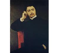 ENYLUFUT Famous Painting Abstract Picture Modern Artwork Portrait De Marcel Proust by Jacques Emile Blanche Canvas Wall Poster for Wall Decor 60x90cm