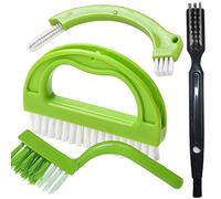 Enyoir Tile Joint Brush 4 in 1 Joint Scrubber Multifunction Kitchen Bathroom Cleaning Brush Grout Mould Cleaner Brush Green