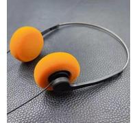 Enyolidimk Orange Retro Over-Ear Headphone, Hi-Fi Stereo Earphone Headset, Vintage Feelings Underwire Headphone, Retro Lightweight Earphones, for Most Mobile Phones Playback Pevices Headphones
