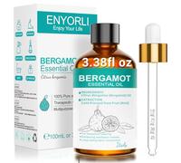 ENYORLI Bergamot Essential Oil 100ml, Bergamot Oil for Diffuser DIY