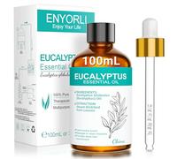 ENYORLI Eucalyptus Essential Oil 100ML Premium Grade Eucalyptus Oil Natural Aromatic Bliss with Glass Dropper for Diffuser Skin Candle Soap Making Aromatherapy