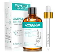 ENYORLI Lavender Essential Oil 100ml, Lavender Oil with Dropper DIY