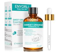 ENYORLI Sweet Orange Essential Oil 100ml, Orange Oil for Diffuser DIY