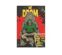 ENYPOLIS MF Doom Retro Poster HD Print Posters & Prints on Canvas Wall Art Poster for Room Decor MF Doom Unframe 12x18inch(30x45cm)