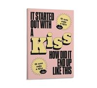 ENZEES The Killers Mr Brightside 12 Canvas Poster Wall Art Decor Print Picture Paintings for Living Room Bedroom Decoration Frame-style 16x24inch(40x60cm)