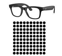 Enzemit 100pcs LED Light Blocking Stickers for Ray-Ban Meta Wayfarer/Skyler/Headliner Accessories and RayNeo V3, Blackout Stickers Light Dimming Sticker for Smart Glasses (For Ray-Ban Meta)