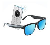 Enzemit GS01 Smart Bluetooth Sunglasses, Audio Sunglasses With Speaker,Polarized lens, Touch Control, Open Ear Music and Hands-Free (Black) (Blue)
