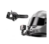 Enzemit Universal Motorcycle Helmet Chin Camera Mount with100° Adjustable Angle,Bendable Mounting Base & Strong Adhesive Pads,Quick-Release Design,Compatible with GoPro/DJI OSMO Camera