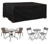 Enzeno Garden Furniture Cover,125X63X74cm Outdoor Patio Furniture Cover Waterproof,210D Heavy Duty Oxford Garden Table Covers Windproof,Anti-UV for Chair and Table Outdoor Rattan Sofa Covers