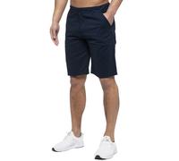 989Zé ENZO Mens Chino Shorts Cotton Regular Fit Summer Casual Smart Half Pants EZS429 Navy 34