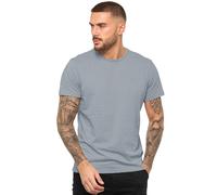 989Zé ENZO Mens Regular Fit T Shirt Plain Cotton Tee Crew Neck Top Short Sleeve Casual Tshirt (UK, Alpha, S, Regular, Regular, Coast Blue)