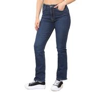 989Zé ENZO Womens Bootcut Jeans Trousers Ladies Casual Comfort Stretch Denim Pants All Waist Sizes UK EZL430 Jeans MID Blue 18