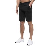 989Zé ENZO Mens Chino Shorts Cotton Regular Fit Summer Casual Smart Half Pants EZS429 Black 34