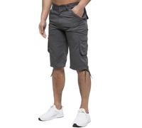 (44, Grey) Enzo Mens Cargo Shorts