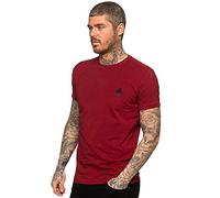 Enzo Designer Mens Slim Fit T Shirt Muscle Fit Stretch Tee Gym Crew Neck Short Sleeve Top
