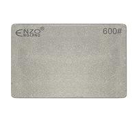 ENZO ENGLAND Edge Sharpening Stone Pocket Diamond Credit Card Size Sharpener Whetstone Plate for Outdoor Knife Razor Saw Blade Sharpener Tool 600 & 1200 Grits