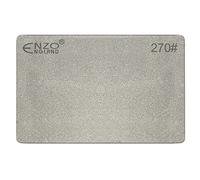 ENZO ENGLAND Edge Sharpening Stone Pocket Diamond Credit Card Size Sharpener Whetstone Plate for Outdoor Knife Razor Saw Blade Sharpener Tool 270 & 600 Grits
