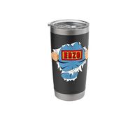 Enzo First Name Superhero for Boys Named Enzo Stainless Steel Insulated Tumbler