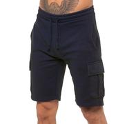 Enzo Fleece Shorts Mens Cargo Combat Fleece Elasticated Shorts Running Jogging