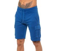 Enzo Fleece Shorts Mens Cargo Combat Fleece Elasticated Shorts Running Jogging