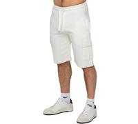 Enzo Fleece Shorts Mens Cargo Combat Fleece Elasticated Shorts Running Jogging