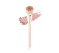 ENZO KEN Angled Blush Brush, Blush Makeup Brush, Detail Blush Brush, Fluffy Blush Brushes for Cheeks, Contour Makeup Brushes, Power Contour Brush - Gold and Pink, 11L04B