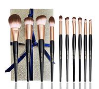 ENZO KEN Elegant Natural Goat Hair Makeup Brush Set with Gift Box, Natural Hair Makeup Brushes Set Professional, Make up Brushes Set Professional, Cosmetic Brush Makeup Set.