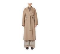 Enzo Long Coat - female - Max Mara Studio - Belted Coats - Brown - M - Coats M