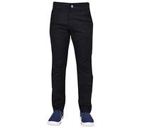 Enzo Men EZ348 Chino Jeans Black 30W x 32L