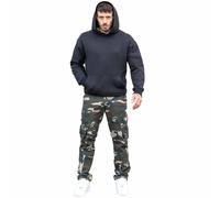 Enzo Mens Cargo Combat Trousers Camouflage Military Casual Work Outdoor Pants UK