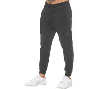 Enzo | Mens Cargo Joggers - Dark Grey / XL