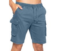 Enzo Mens Cargo Shorts Elasticated Summer Casual Combat Pants UK Sizes