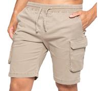 Enzo Mens Cargo Shorts Elasticated Summer Casual Combat Pants UK Sizes