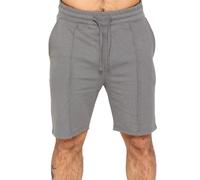 Enzo | Mens Casual Stretch Shorts - Grey / M