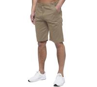 Enzo Mens Chino Shorts Cotton Summer Casual Work Regular Stretch Beach Half Pant