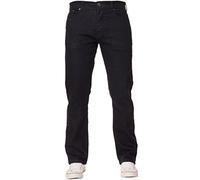 Enzo Mens Classic Straight Leg Regular Fit Twill Denim Jeans 30W X 34L Blue