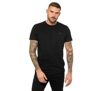 989Zé ENZO Mens Regular Fit T Shirt Plain Cotton Tee Crew Neck Top Short Sleeve Casual Tshirt EZTS603 Tshirt Black M