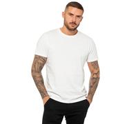 Enzo | Mens Crew Neck T-Shirt - White / L