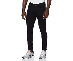 Enzo Men's Ez326 Skinny Jeans, Black, 28W 32L UK
