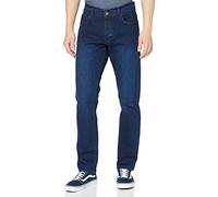 Enzo Men's EZ359 Straight Straight Jeans, Blue (Mid Stonewash Mid Stonewash), W48/L30 (Manufacturer Size:48S)