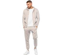 Enzo Mens Fleece Tracksuit Casual Hooded Zip Gym Hoodie Jogger Sportswear Set